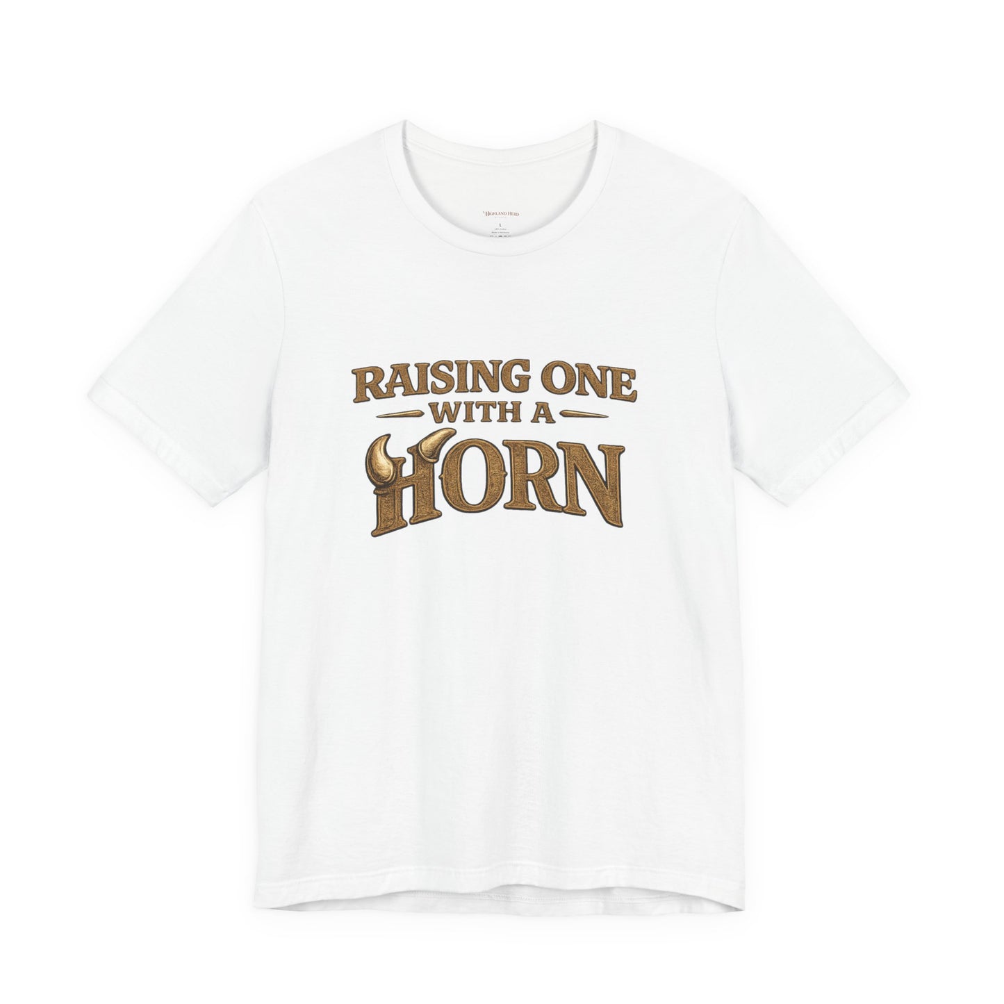 Raising One With A Horn – Farm Family Tee/"Perfect for parents raising a future little rancher."