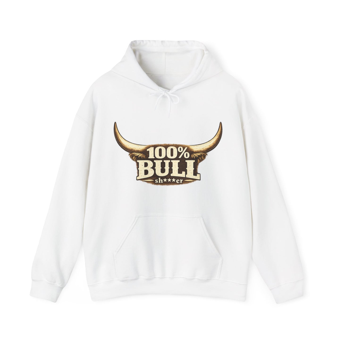 100% Bull sh***er/Unisex Heavy Blend™ Hooded Sweatshirt
