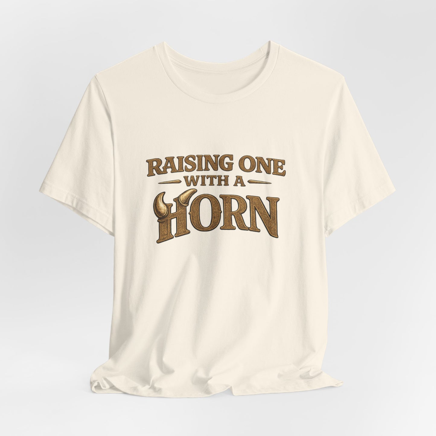 Raising One With A Horn – Farm Family Tee/"Perfect for parents raising a future little rancher."