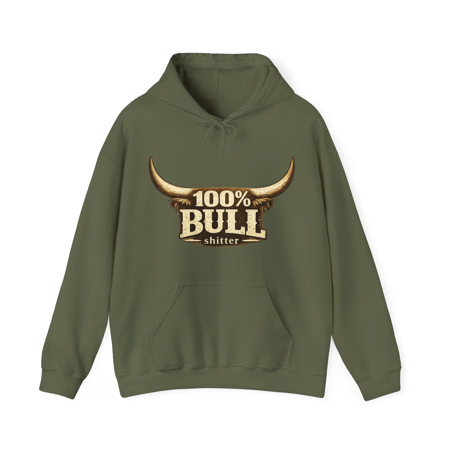 100% Bull Hoodie / Unisex Heavy Blend™ Hooded Sweatshirt