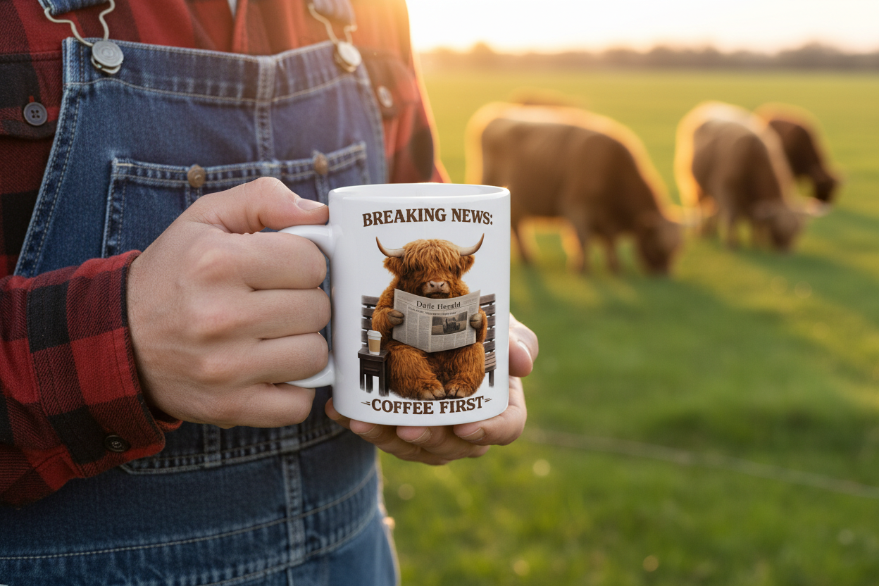 Breaking News: Coffee First Mug