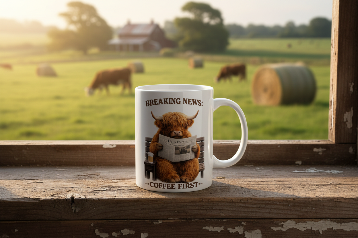 Breaking News: Coffee First Mug