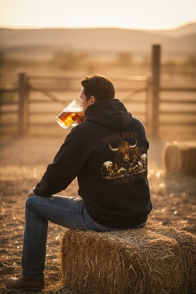 More Beer More Bull - Farmer Mockup